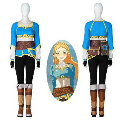 Breath of the Wild Princess Zelda Costume Cosplay Suit