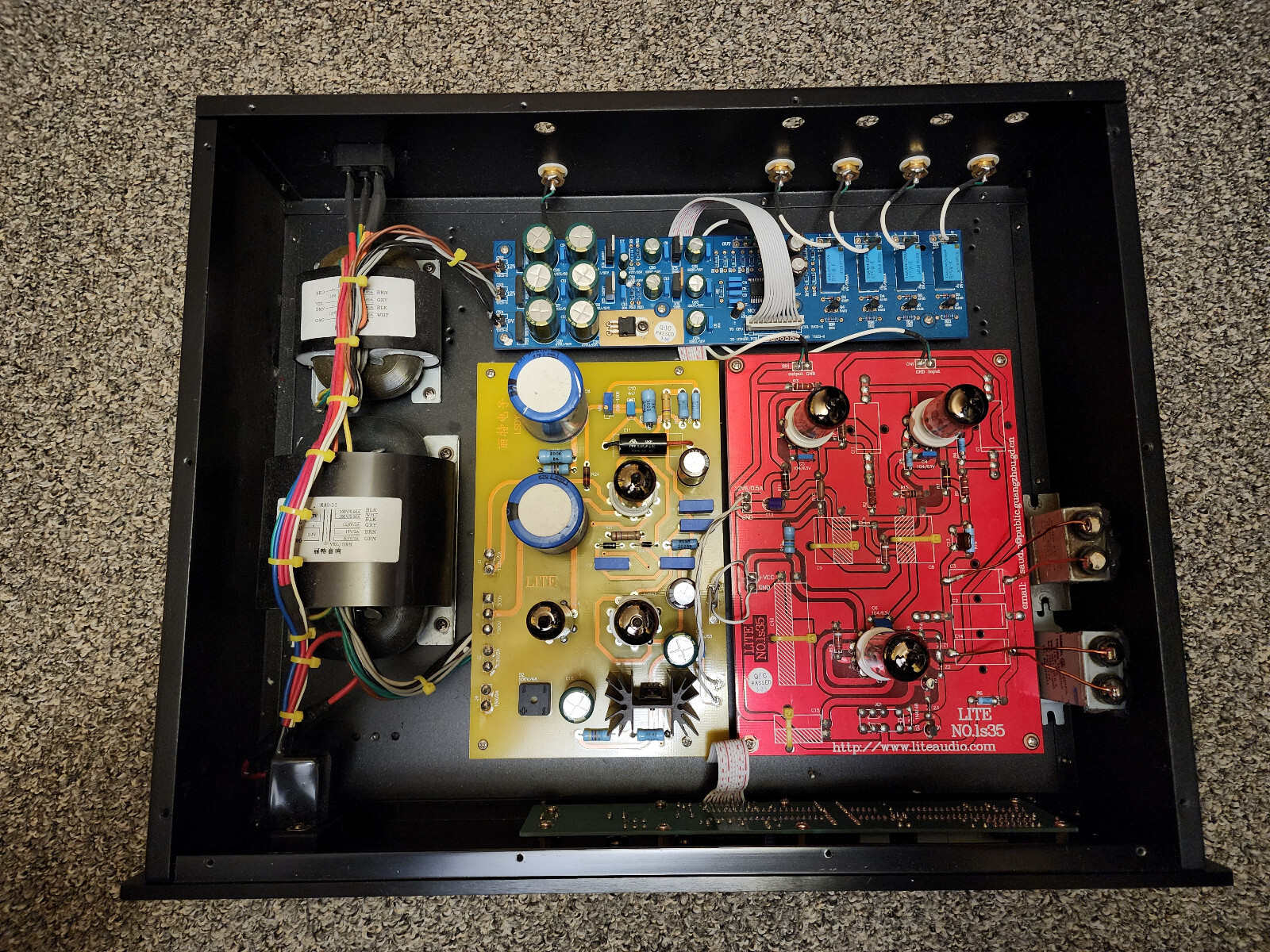 L's (Lite) Audio A28 Tube Preamplifier, dual mono design, sold as stereo pair