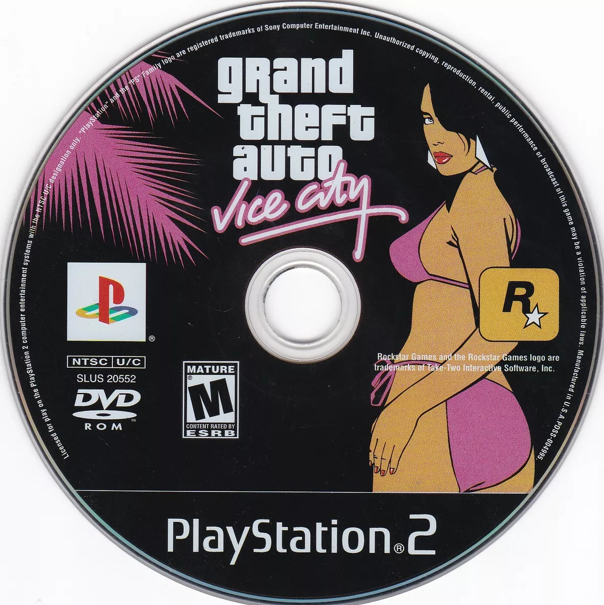 Grand Theft Auto: Vice City (Sony PlayStation 2, 2002) for sale