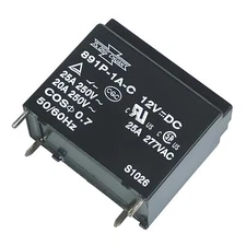891P-1A-C 12VDC 25A 12VDC 4Pins Relay PCB JQX-102F-P-12VDC Power Relay
