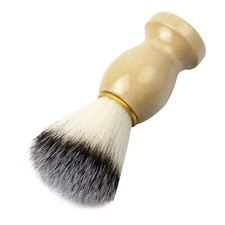 Men Shaving Brush, Wood Handle Synthetic Hair Salon Shave Brush holidays Gift