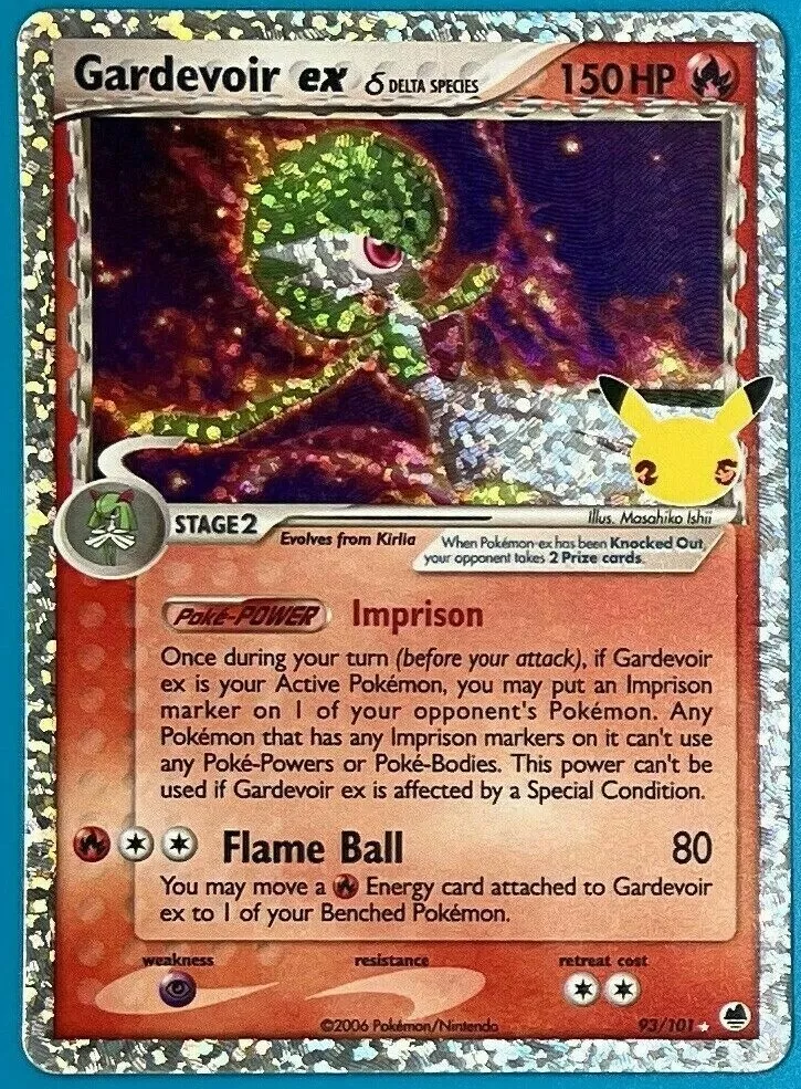 Gardevoir Ex - Celebrations Pokémon card 093/101