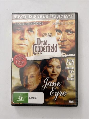 David Copperfield / Jane Eyre (DVD) Richard Attenborough George C Scott. NEW - Foto 1 di 2