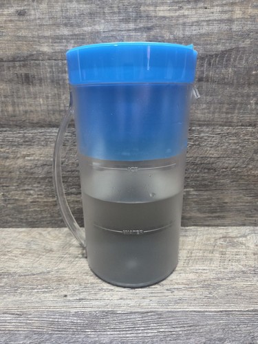 Mr. Coffee Iced Tea TM1 Replacement 2 Qt Frosted Iced Pitcher w/ Blue Lid - Picture 10 of 10