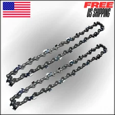 Chainsaw Chain Replacement for 9.5" Harbor Freight Portland 3/8" 050" 33DL 2 Pc