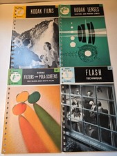 EUC Kodak Data Book Lot Of 4 Vintage Guides Lenses Films Filters Flash