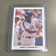 Leaf 1990 Darryl Strawberry #250 New York Mets MLB Baseball Base Set