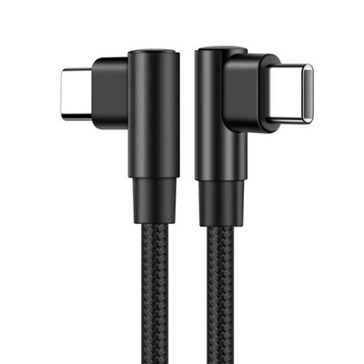 3 PACK 6FT 90 Degree Angle Type C USB-A Fast Charger Cable Quick Charging Cord L