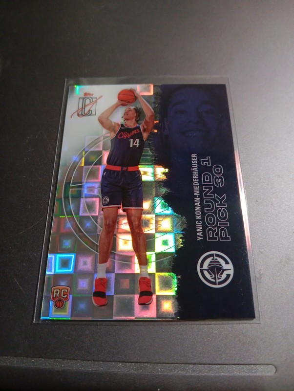 2026 Topps Signature Class Yanic Konan-niederhauser Clippers Pandora Rookie RC