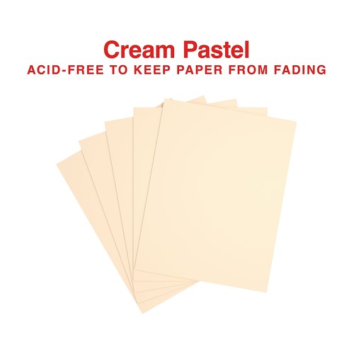 Staples Pastel Colored Copy Paper 8 1/2" x 11" Cream 500/Ream (14789) - Picture 4 of 5