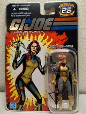 2007 Hasbro GI JOE 25th Anniversary SCARLETT 3.75  Action Figure MOC Sealed