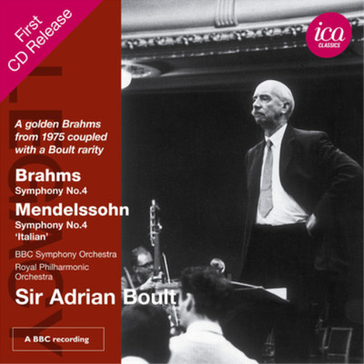 Johannes Brahms Brahms: Symphony No. 4/Mendelssohn: Symphony No. 4, 'Italia (CD)