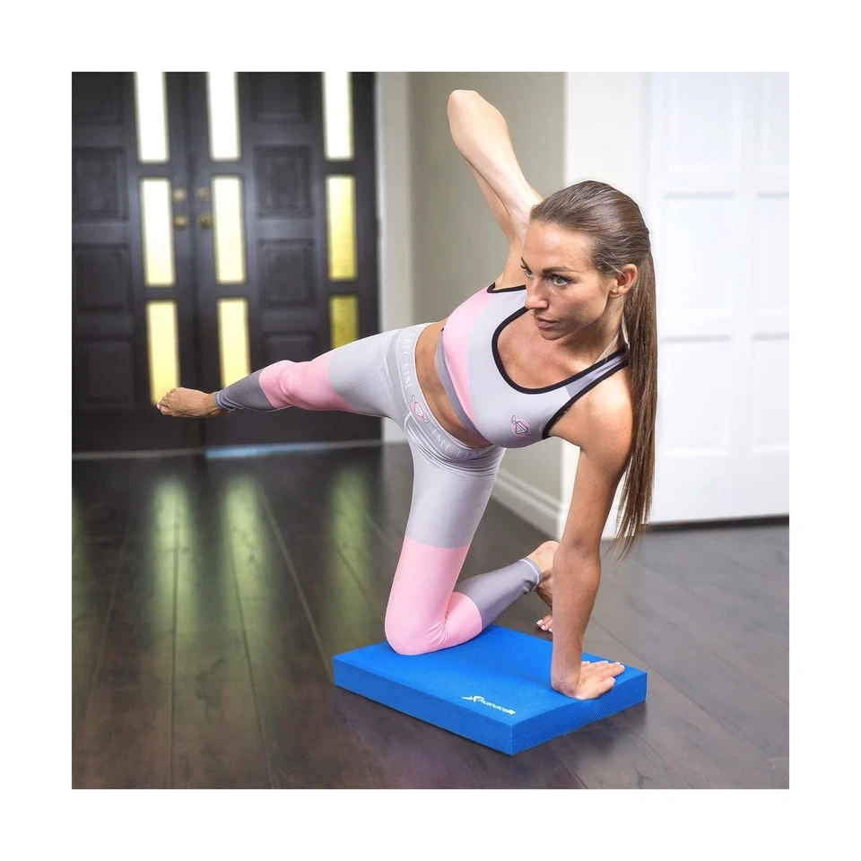 Almohadilla de equilibrio de ejercicio ProsourceFit – alfombra de espuma antideslizante acolchada grande y Kn Foto 2 de 4