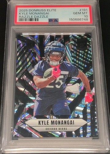 Kyle Monangai [Razzle Dazzle] #191 2025 Panini Donruss Elite card