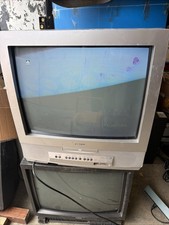 TOSHIBA 20" CRT TV DVD Combo Retro Gaming MD20P1 Television READ DESCRIPTION 