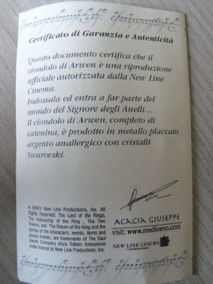 Il Signore degli anelli - Collana con ciondolo - Immagine 3 di 4