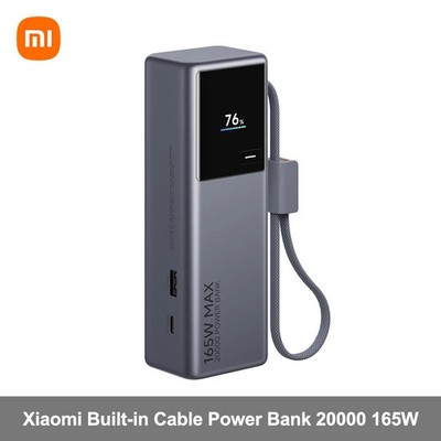 Xiaomi Power Bank 20000 165W PB2165 Integrated Screen Display Portable Charger