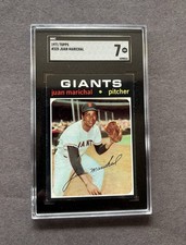 1971 Topps #325 Juan Marichal.SF Giants Card.SGC NM 7 HOF