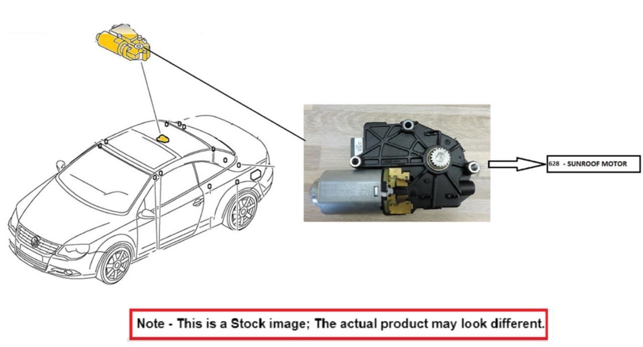 FRONT SUNROOF/MOONROOF MOTOR OEM 2019 MASERATI LEVANTE 1YR WRNTY