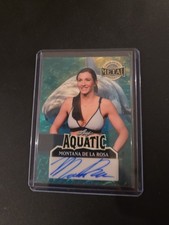 Marketplace image: Montana De La Rosa 1/1 Aquatic Superfractor Auto 2025 Leaf Metal Superfractor