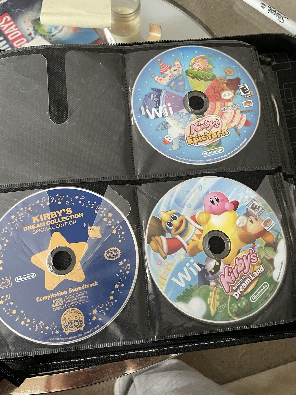 Wii Kirbys Epic Yarn+Kirbys Return To Dream Land+Special Edition Soundtrack Lot