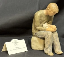 Willow Tree NEW DAD FIGRUINE Artist Susan Lordi Item 2004 Demdaco DAD & BABY