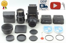 120 Film Backs Near MINT Grid Screen Mamiya RZ67 PRO Camera 90 250 Lens JAPAN