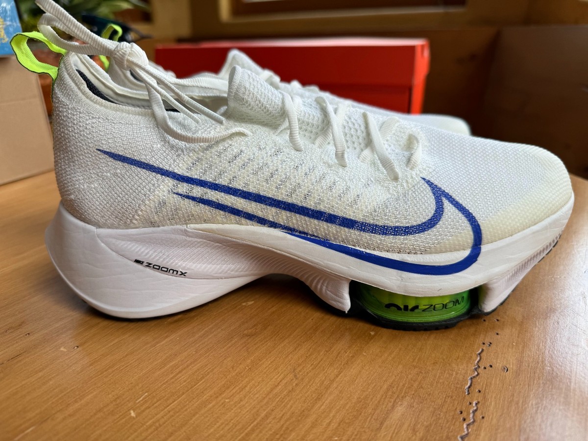 スパイク・シューズ NIKE AIR ZOOM TEMPO NEXT% FLYKNIT White Nike Air Zoom Tempo NEXT% Flyknit White Light Crimson Platinum