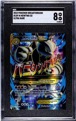 M Mewtwo-EX graded SGC 8 for sale on eBay
