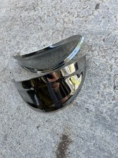 Vintage Headlight Visor Chrome 2 Pc. Rat Rod Light Visor Antique Car Light Acc Vintage Headlight Visor Chrome 2 Pc. Rat Rod Light Visor Antique Car Light Acc