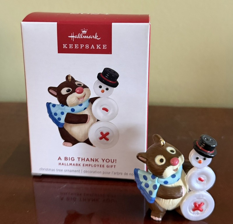 2024 Hallmark Ornament Keepsake  "A BIG THANK YOU!" Employee Gift~ Brand New!
