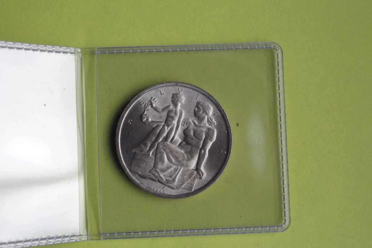 1948年 スイス 5フラン 憲法記念日 NGC MS65 1948年 スイス 5フラン