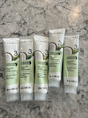 Natural Instincts Brilliant Shine Conditioner Clairol 1.85 oz  Each - Lot of 5