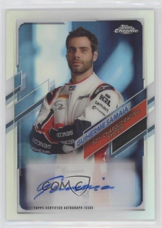 2021 Topps Chrome Formula 1 238/401 Guilherme Samaia Guiherme #CA-GSA Auto 7i2