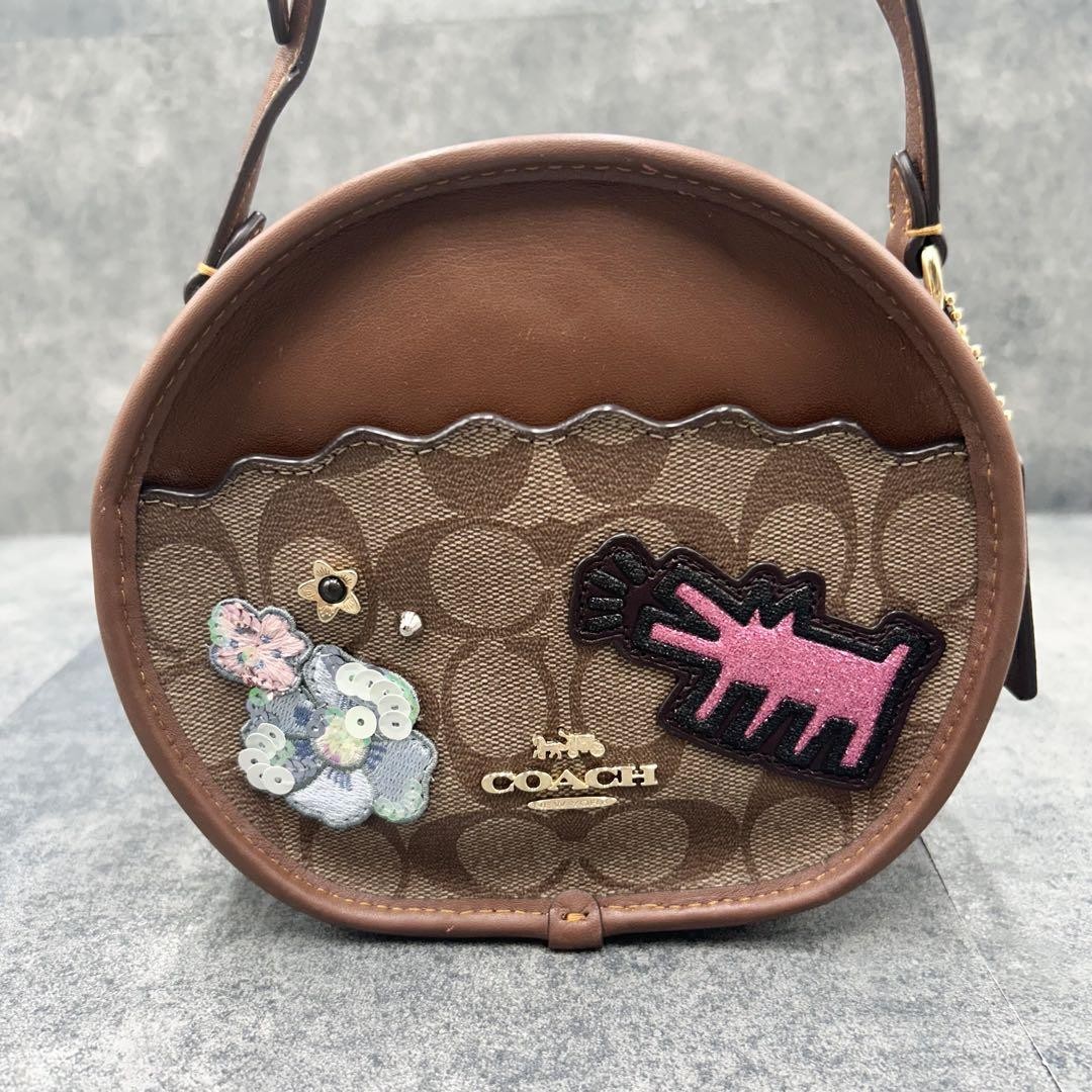 Coach Signature PVC Shoulder Bag in Beige - Authentic G06213084