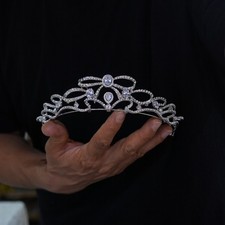 New Irregular Wave Wedding Tiaras Crowns Headbands Brides Hair Accessory