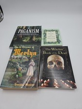 Lot Of 4 Book Witchcraft Paganism Merlyn Witches Book Of