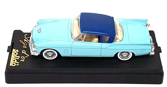 Solido escala 1/43 diecast 4521 - 1957 Studebaker cupé - turquesa/azul Foto 4 de 4
