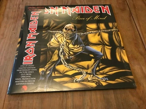 IRON MAIDEN PIECE OF MIND VERY RARE 2012 PICTURE DISC MINT UNPLAYED SEALED