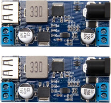 2Pcs 24V / 12V to 5V 5A Power Buck Converter DC-DC Power down Module Voltage