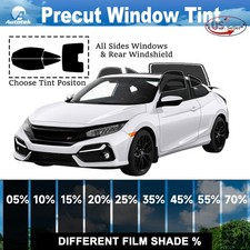 Precut All Sides Window Film Any Tint Shade For Honda Civic Coupe 2016-2021 Precut All Sides Window Film Any Tint Shade For Honda Civic Coupe 2016-2021