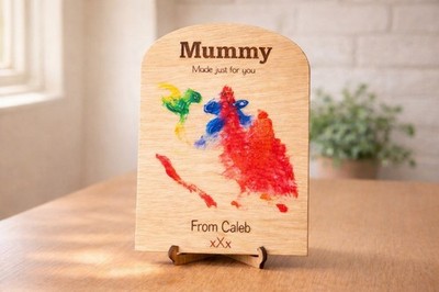Personalisierte Zeichentafel, Muttertagsgeschenk, Geburtstagsidee Mama ihre Nanny Oma