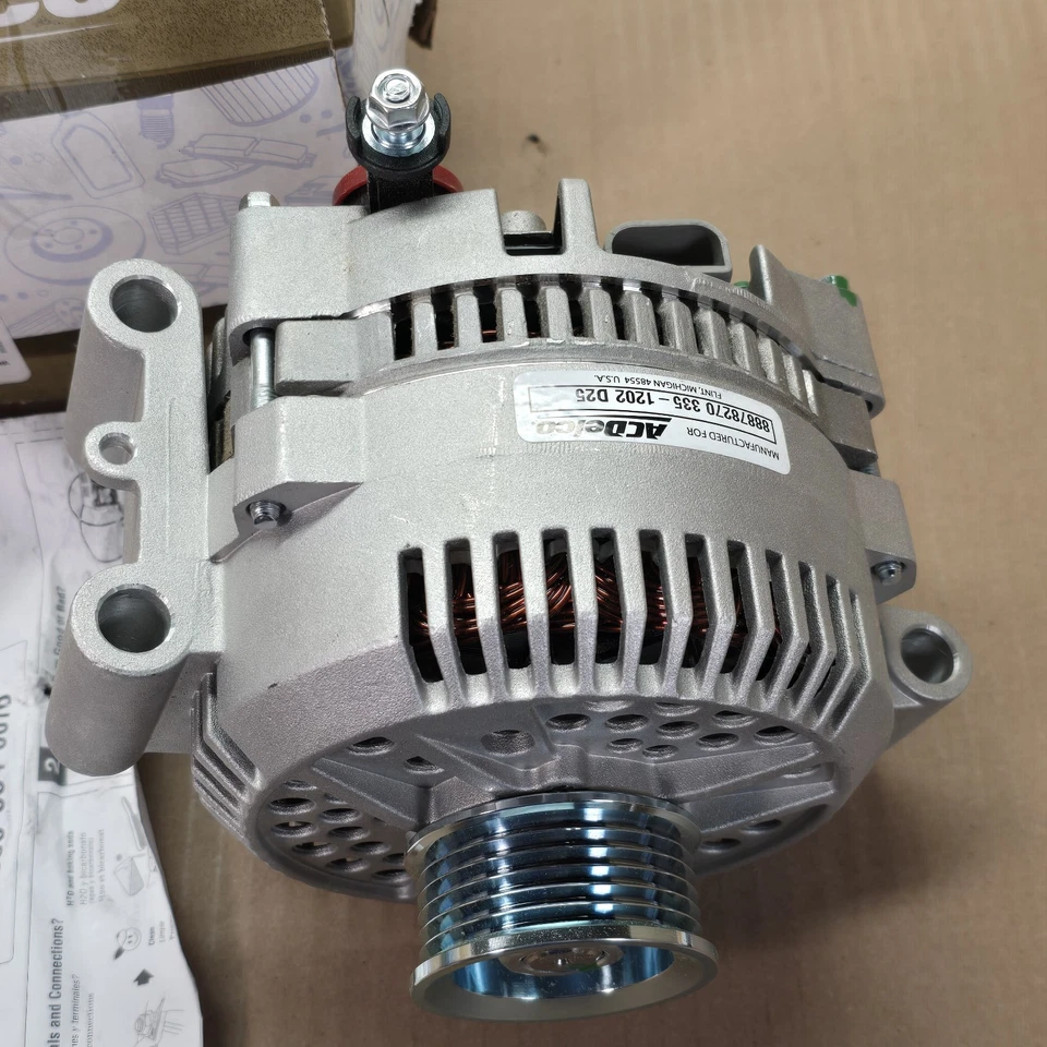 ACDelco Alternator 335-1202 88878270 For 04-09 Ford Explorer Ranger Mazda B4000 Foto 3 de 4