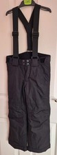 Child Dare2B Black Ski Trousers / salopettes Size 5-6 Years Excellent Condition
