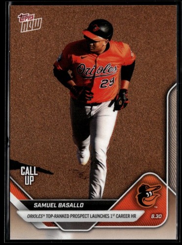 2025 Topps Now 634 Samuel Basallo