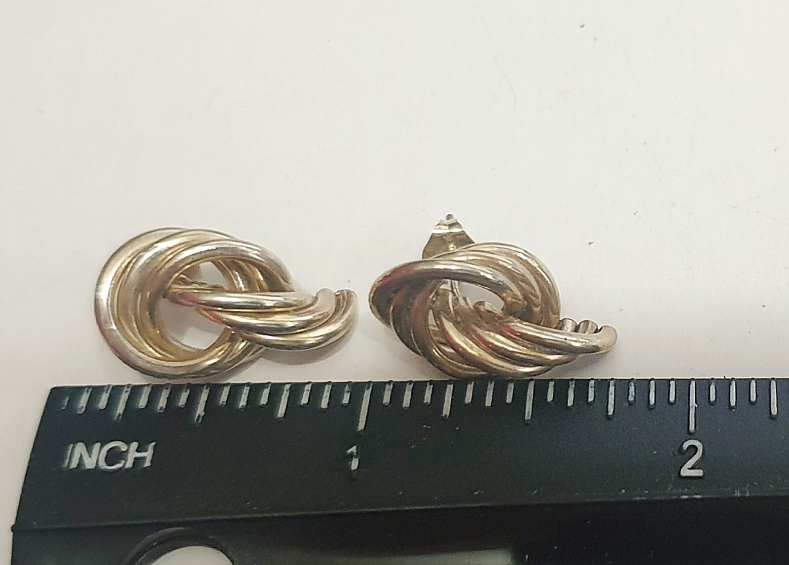 Modernist Interlocking Twisted Knot Sterling Silv… - image 4