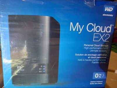 Western Digital WD My Cloud EX2 0TB 2-Bay NAS WDBVKW0000NCH-00 Diskless NEW