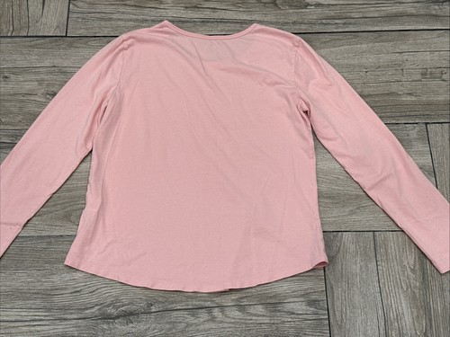 DB Cotton Modal Size Medium Long Sleeve Pink top - Picture 4 of 4