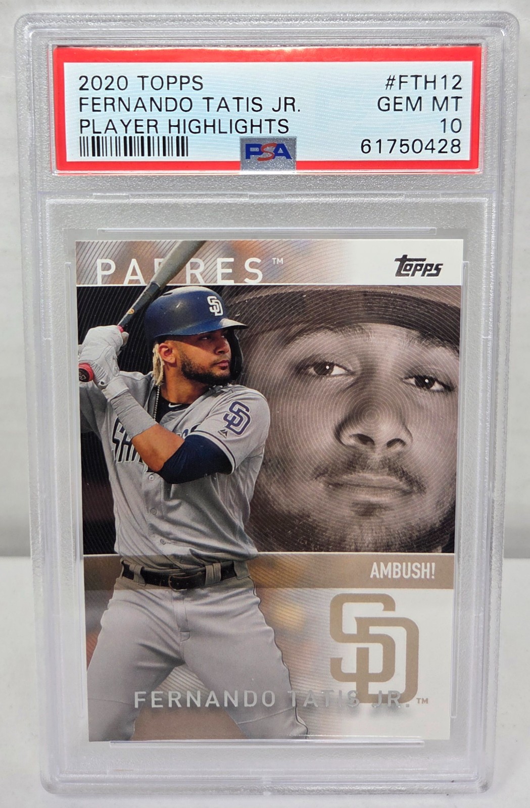 2020 Topps Highlights #12 Pop 1 FERNANDO TATIS JR PSA 10 GEM MINT