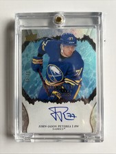 2021-22 UD ICE John-Jason Peterka JJ Exquisite Rookie Auto /99 #R-JJ a14